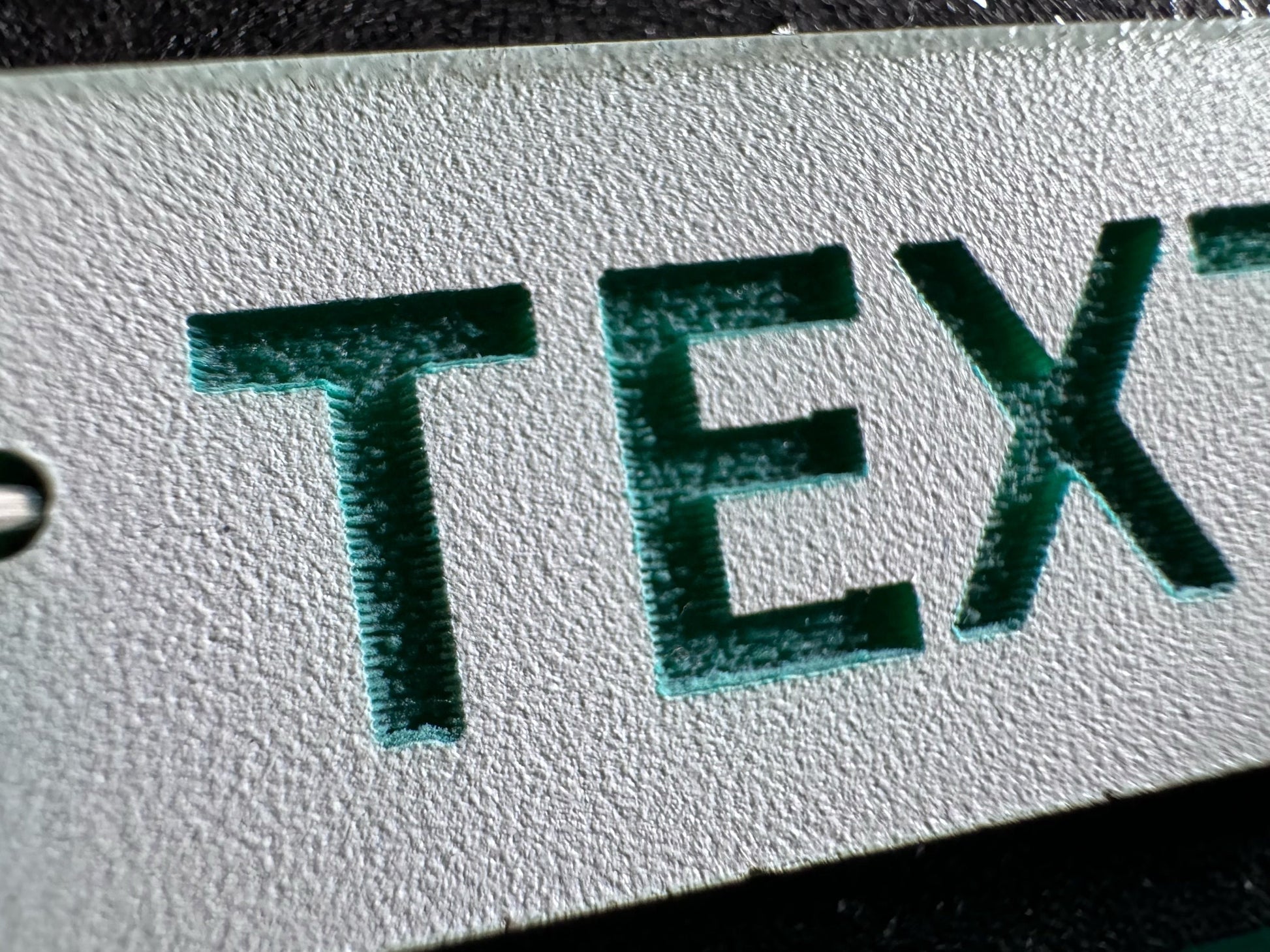 Custom Text Earrings: Laser Engraved Words, White with Green Text, Letters, Names, Teacher Gift, Anniversary, Best Gifts for Her/Him/Them