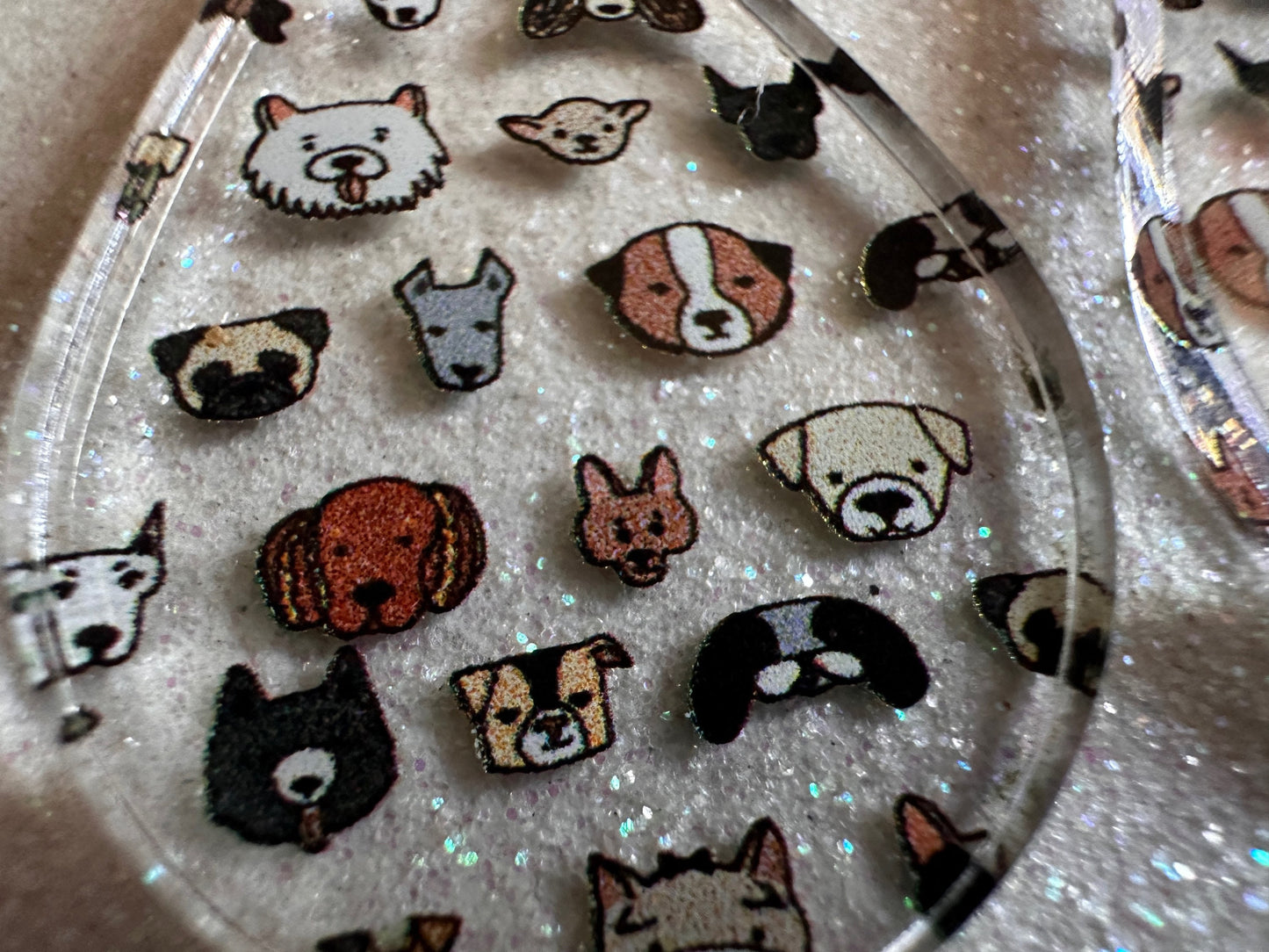 Cute Dog Face Earrings: Laser Cut Acrylic Dogs, Canine, Labs, Pit Bull, Chihuahua, German Shepherd, Doggy Tails, Best Gifts for Her/Him/Them