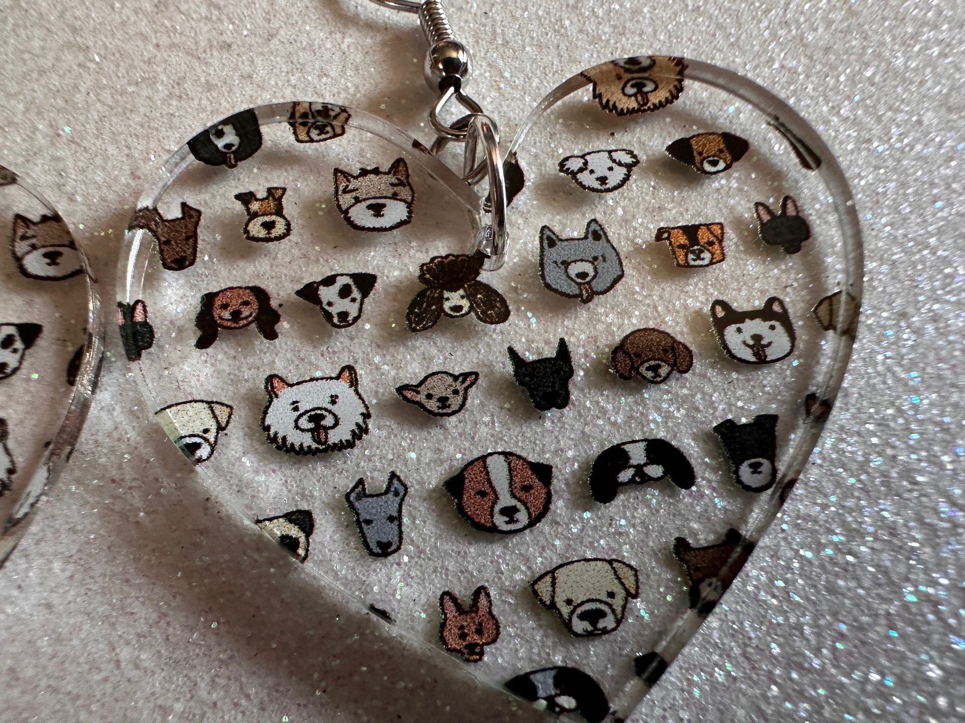 Cute Dog Face Earrings: Laser Cut Acrylic Dogs, Canine, Labs, Pit Bull, Chihuahua, German Shepherd, Doggy Tails, Best Gifts for Her/Him/Them