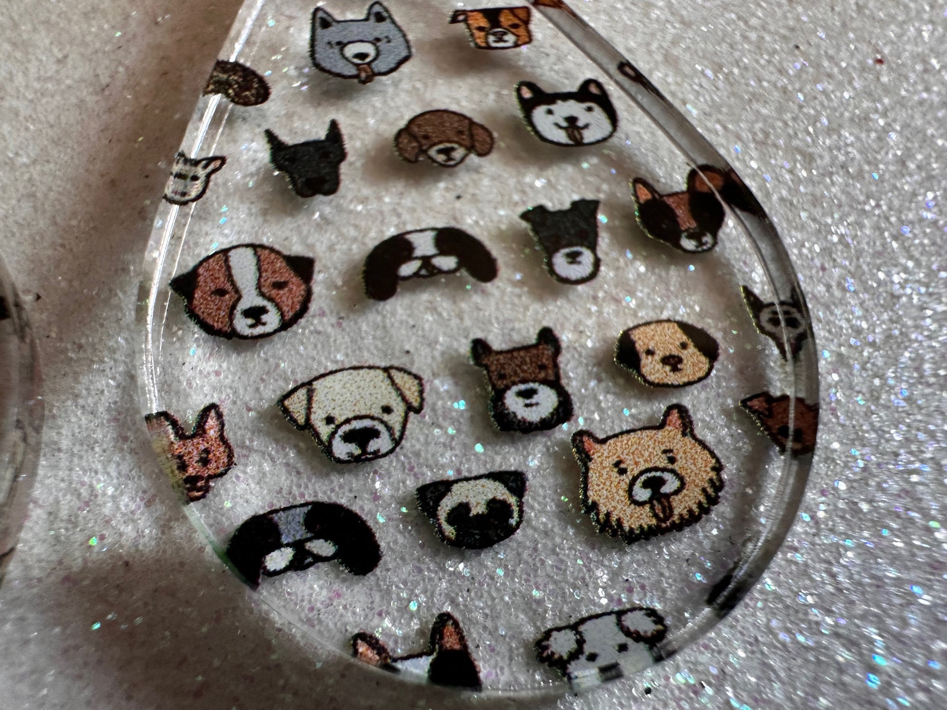 Cute Dog Face Earrings: Laser Cut Acrylic Dogs, Canine, Labs, Pit Bull, Chihuahua, German Shepherd, Doggy Tails, Best Gifts for Her/Him/Them