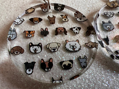 Cute Dog Face Earrings: Laser Cut Acrylic Dogs, Canine, Labs, Pit Bull, Chihuahua, German Shepherd, Doggy Tails, Best Gifts for Her/Him/Them