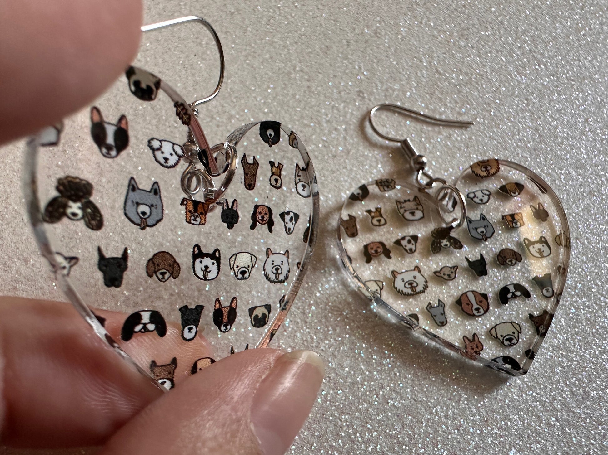 Cute Dog Face Earrings: Laser Cut Acrylic Dogs, Canine, Labs, Pit Bull, Chihuahua, German Shepherd, Doggy Tails, Best Gifts for Her/Him/Them