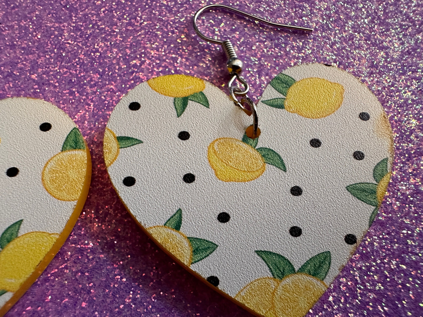 Cute Lemon Earrings: Laser Cut Acrylic Lemons, Mini Lemons, Fruit, Citrus, Food, When Life Gives You Lemons, Best Gifts for Her/Him/Them