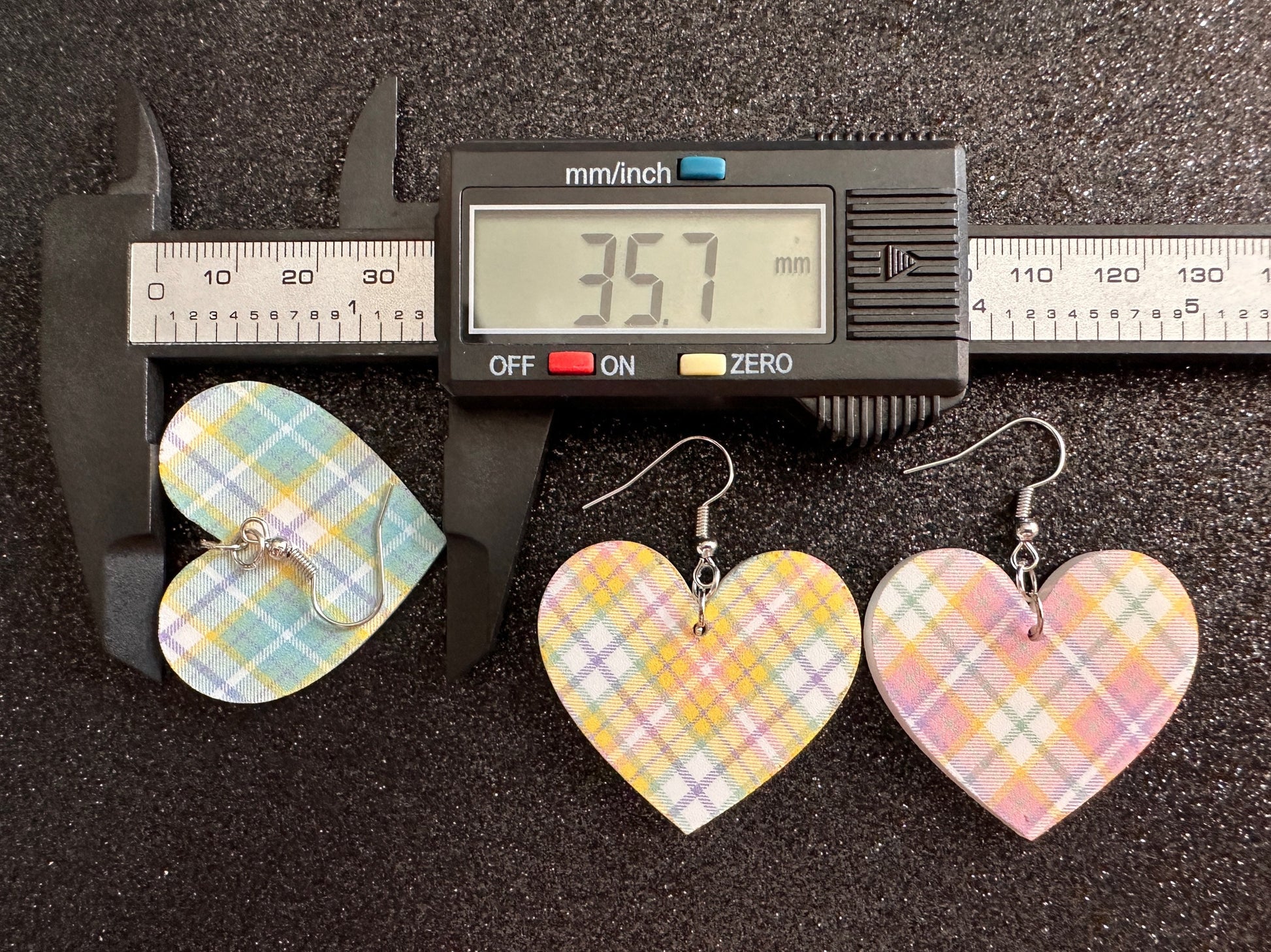 Cute Pastel Plaid Earrings: Laser Cut Acrylic Patterns, Pastels, Shapes, Flannel, Schoolgirl, Preppy, Gag Gift, Best Gifts for Her/Him/Them