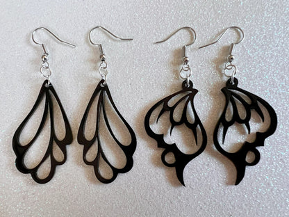 Dainty Butterfly Wing Earrings: Laser Cut Acrylic Butterflies, Summer, Monarch, Insects, Bugs, Best Gifts for Her/Him/Them