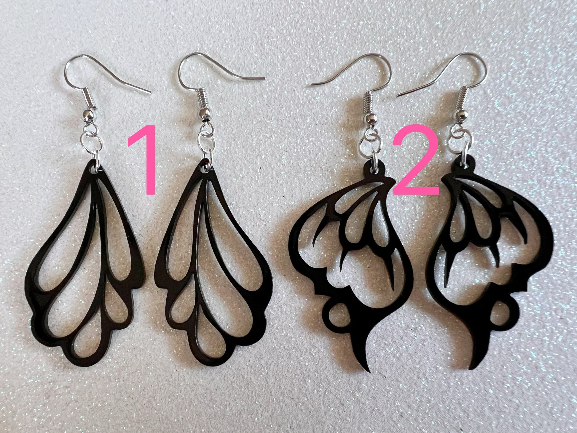 Dainty Butterfly Wing Earrings: Laser Cut Acrylic Butterflies, Summer, Monarch, Insects, Bugs, Best Gifts for Her/Him/Them