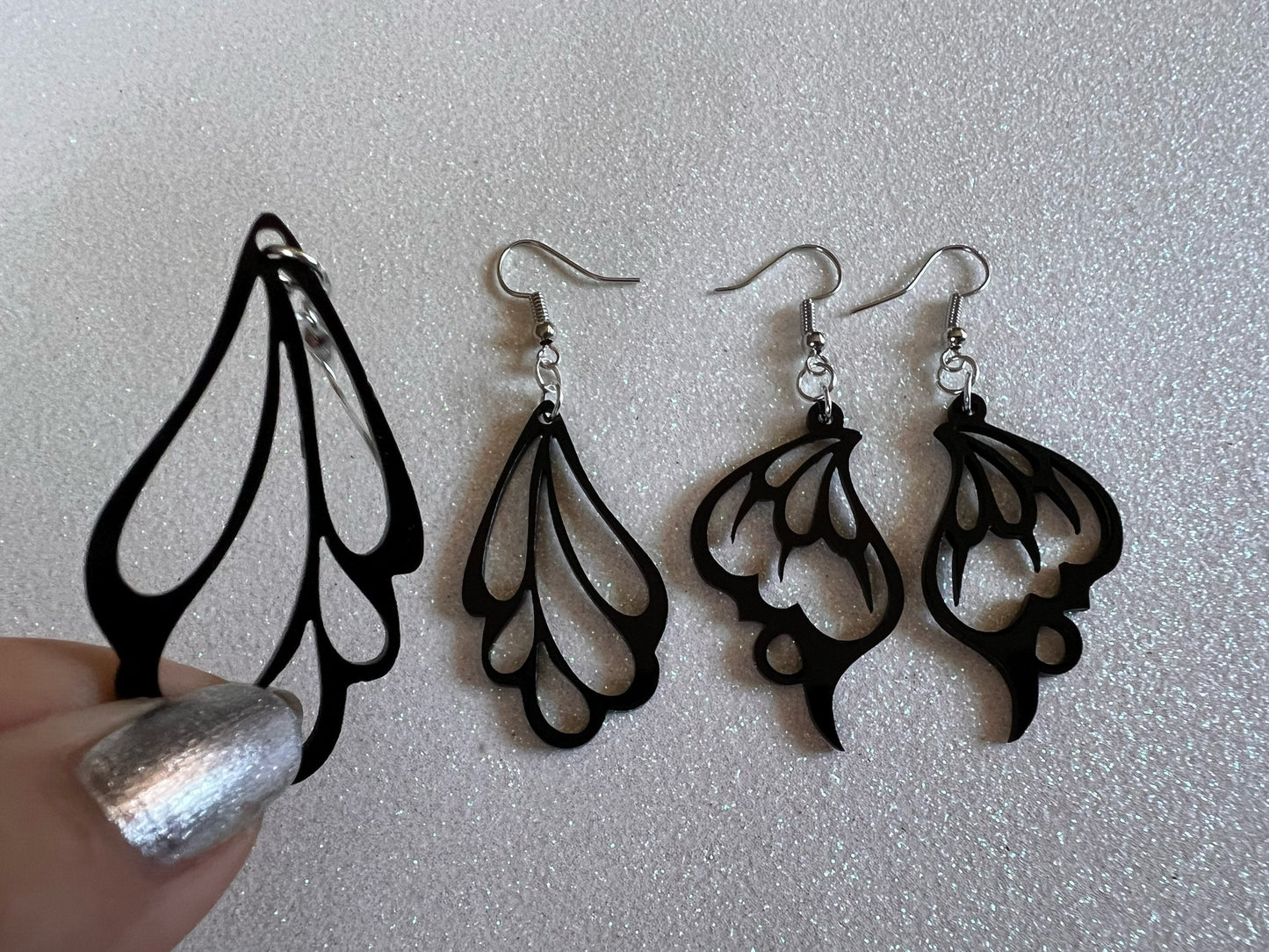 Dainty Butterfly Wing Earrings: Laser Cut Acrylic Butterflies, Summer, Monarch, Insects, Bugs, Best Gifts for Her/Him/Them