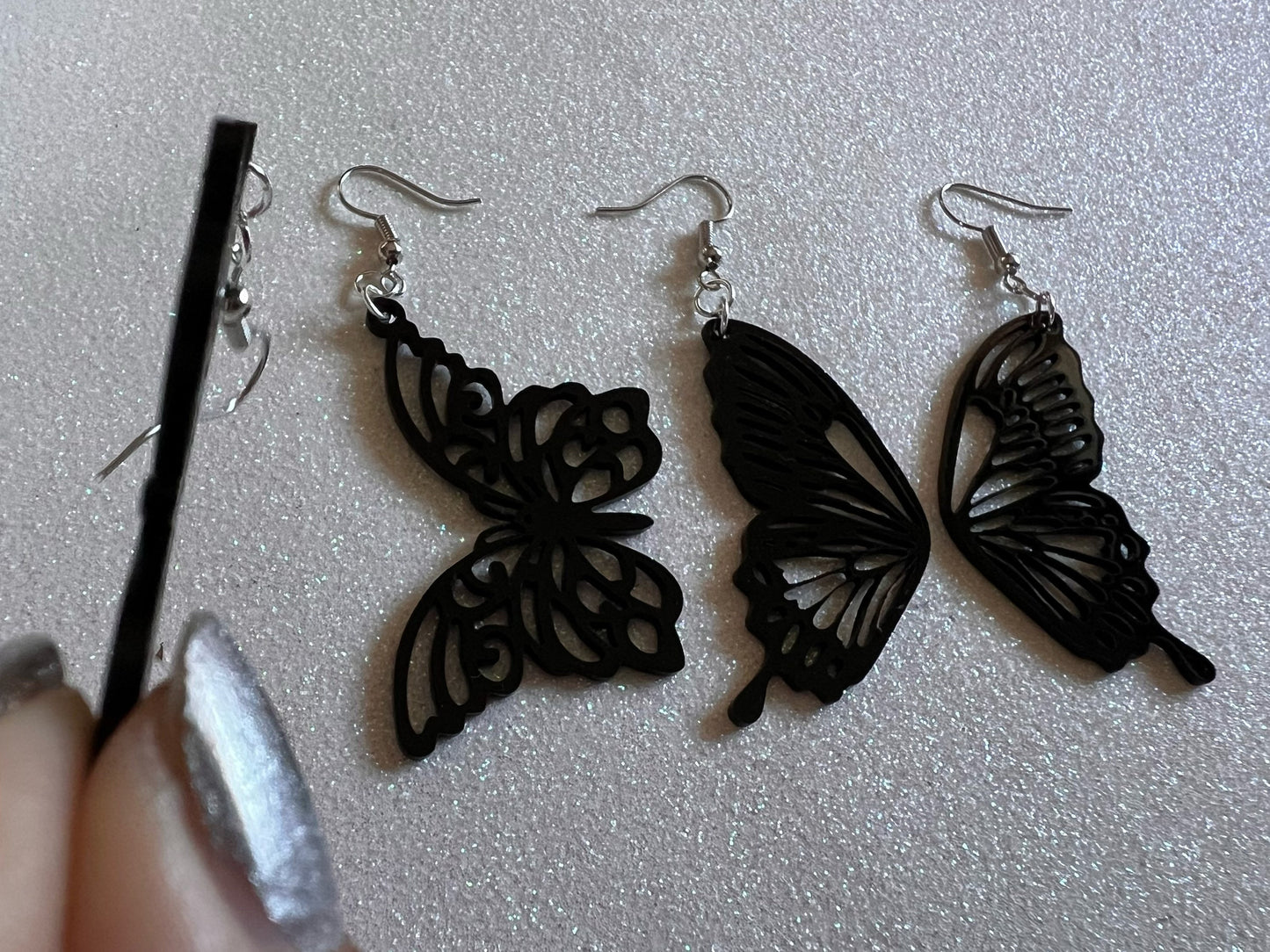 Dainty Butterfly Wing Earrings: Laser Cut Acrylic Butterflies, Summer, Monarch, Insects, Bugs, Best Gifts for Her/Him/Them