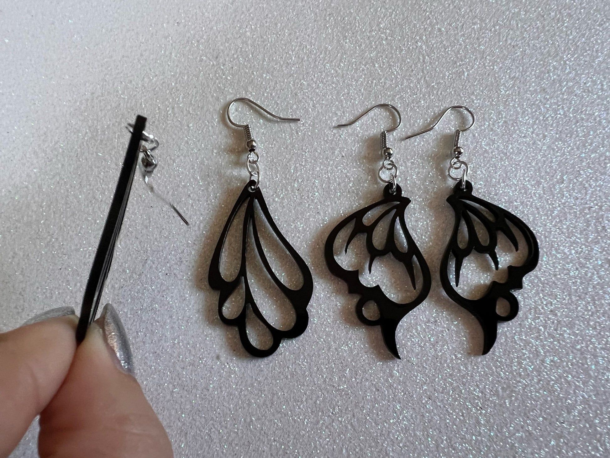 Dainty Butterfly Wing Earrings: Laser Cut Acrylic Butterflies, Summer, Monarch, Insects, Bugs, Best Gifts for Her/Him/Them