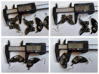 Dainty Butterfly Wing Earrings: Laser Cut Acrylic Butterflies, Summer, Monarch, Insects, Bugs, Best Gifts for Her/Him/Them