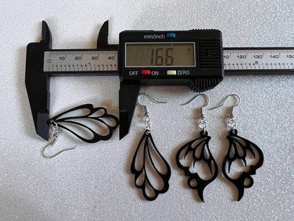 Dainty Butterfly Wing Earrings: Laser Cut Acrylic Butterflies, Summer, Monarch, Insects, Bugs, Best Gifts for Her/Him/Them