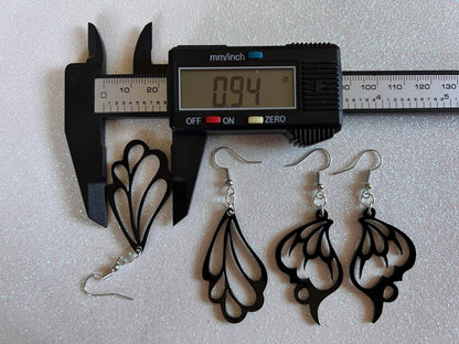Dainty Butterfly Wing Earrings: Laser Cut Acrylic Butterflies, Summer, Monarch, Insects, Bugs, Best Gifts for Her/Him/Them