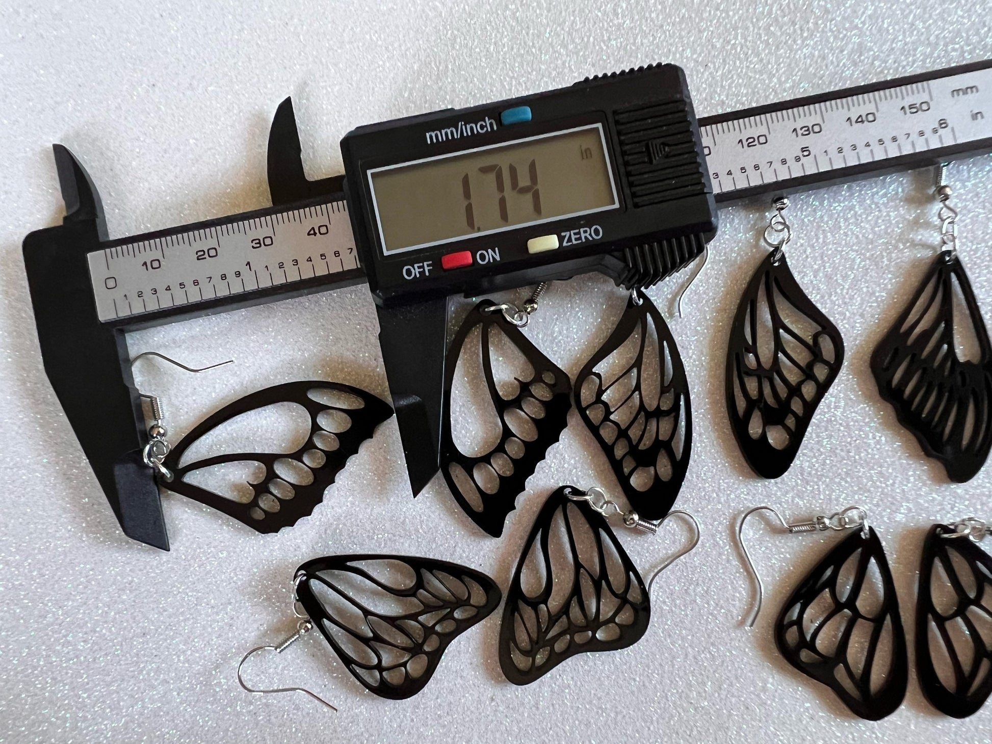 Dainty Butterfly Wing Earrings: Laser Cut Acrylic Butterflies, Summer, Monarch, Insects, Bugs, Gifts for Her/Him/Them