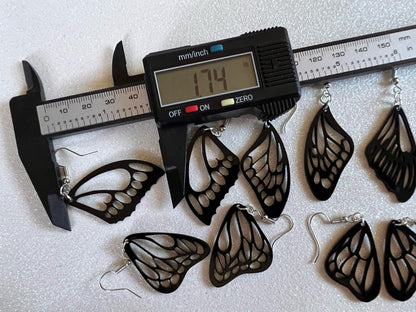 Dainty Butterfly Wing Earrings: Laser Cut Acrylic Butterflies, Summer, Monarch, Insects, Bugs, Gifts for Her/Him/Them