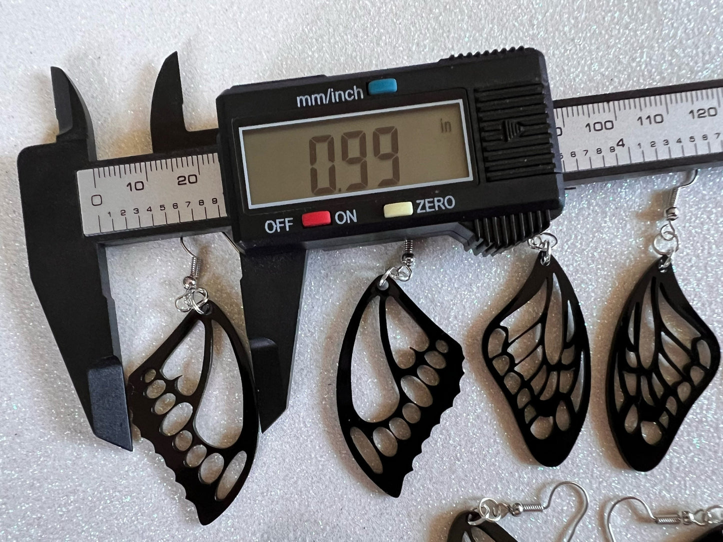 Dainty Butterfly Wing Earrings: Laser Cut Acrylic Butterflies, Summer, Monarch, Insects, Bugs, Gifts for Her/Him/Them