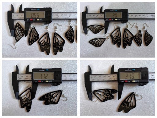 Dainty Butterfly Wing Earrings: Laser Cut Acrylic Butterflies, Summer, Monarch, Insects, Bugs, Gifts for Her/Him/Them