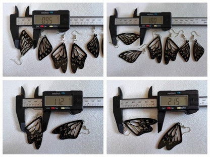 Dainty Butterfly Wing Earrings: Laser Cut Acrylic Butterflies, Summer, Monarch, Insects, Bugs, Gifts for Her/Him/Them