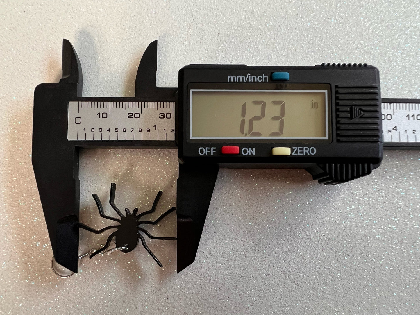 Dainty Spider Earrings: Laser Cut Acrylic Spiders, Halloween, Holiday, Insect, Bug, Horror, Scary, Spooky, Best Gifts for Her/Him/Them