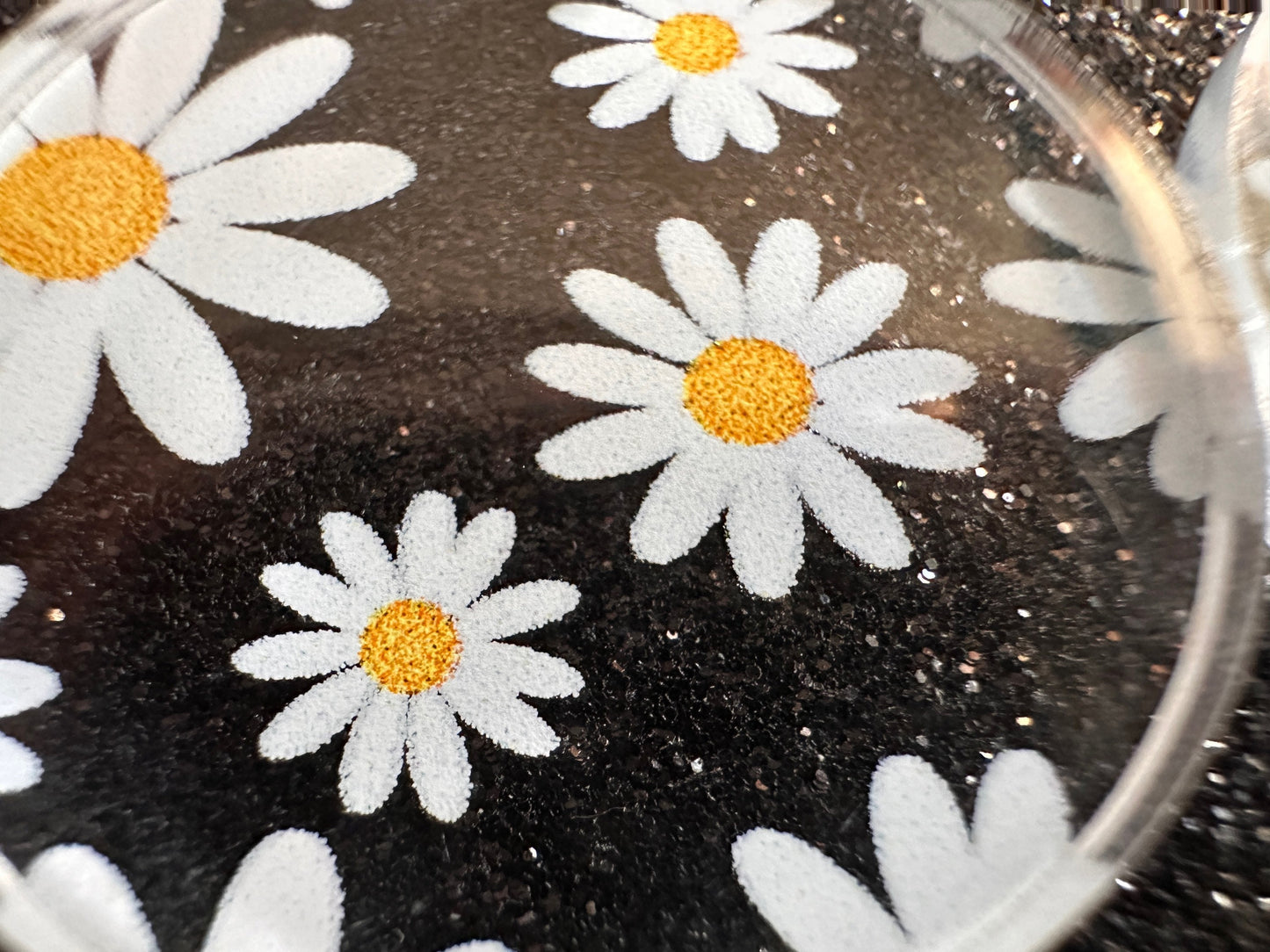 Daisy Earrings: Laser Cut Acrylic Flowers, Floral, Flowers, White Flowers, Bouquet, Plants, Summer, Valentines, Best Gifts for Her/Him/Them