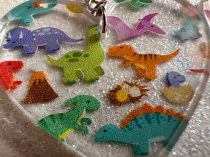 Dinosaur Earrings: Laser Cut Acrylic Dinosaurs, Dinos, Tyrannosaurus Rex, Jurassic, Volcano, Lava, Prehistoric, Best Gifts for Her/Him/Them