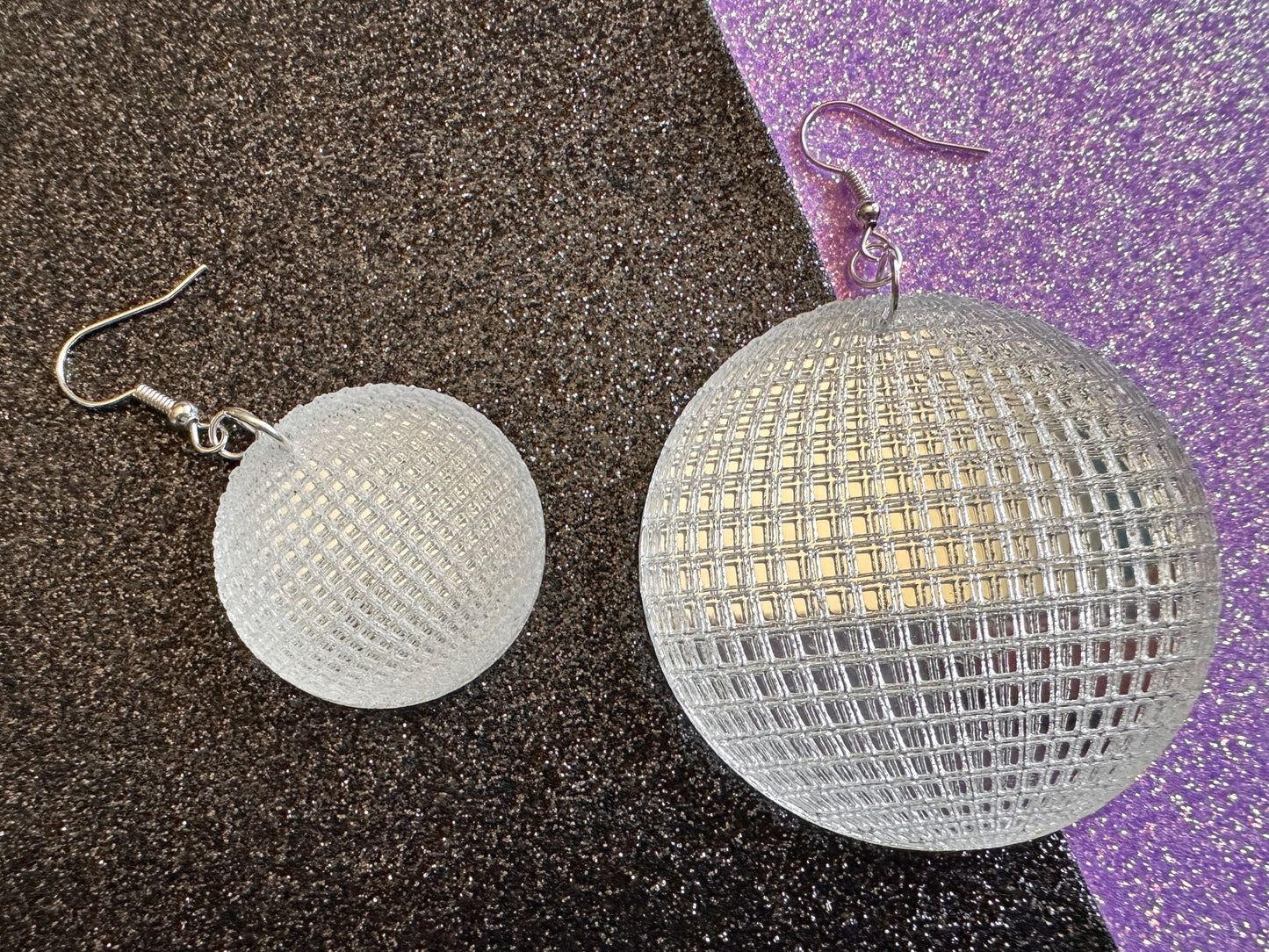 Disco Ball Earrings: Mirrored Laser Cut Acrylic Disco Balls, Music, Musical, Retro, Party, Celebrate, Best Gifts for Her/Him/Them