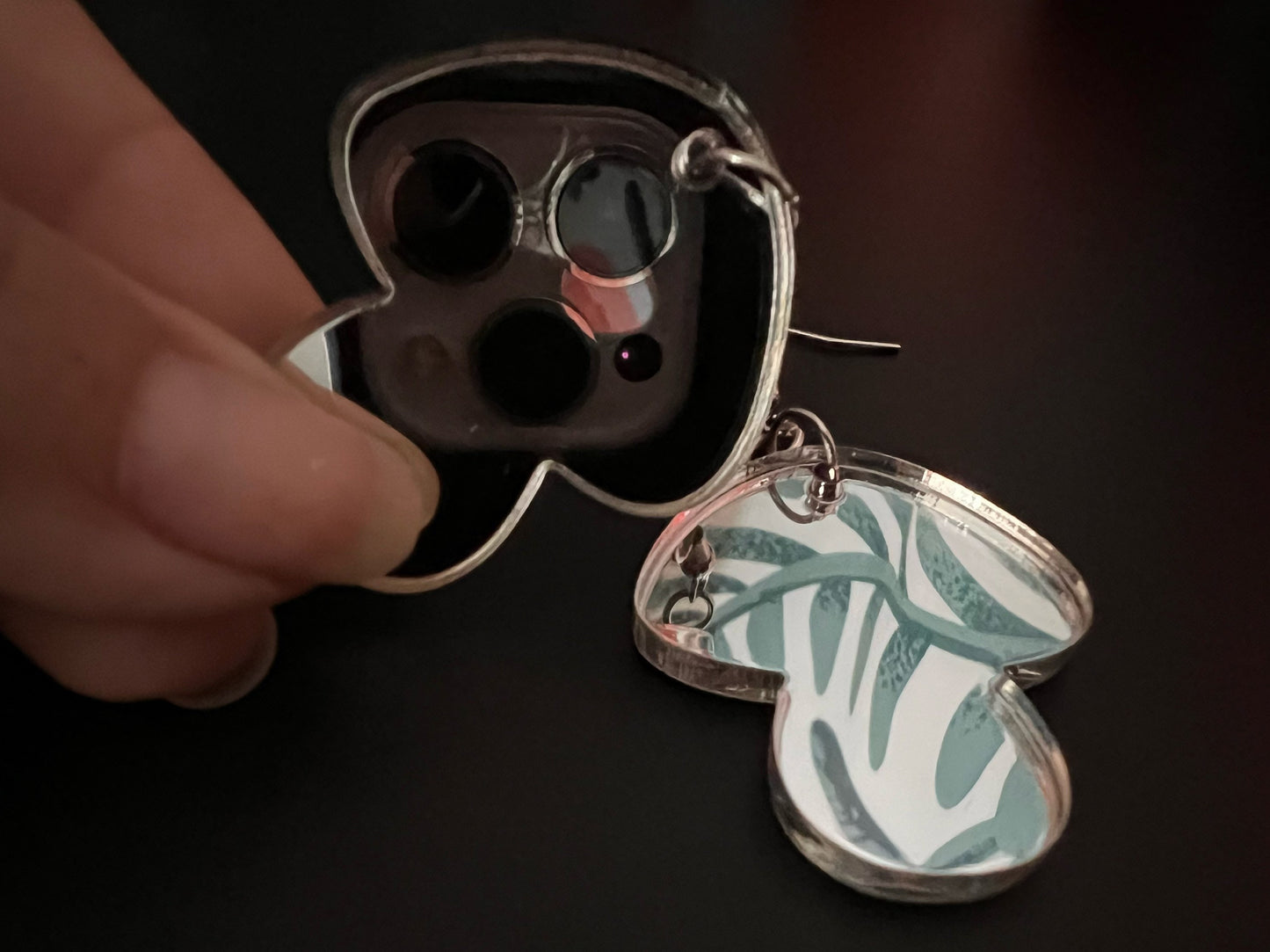 Disco Mushroom Earrings: Laser Cut Acrylic Mushies, Mycology, Psychedelic Mushrooms, Novelty Jewelry, Best Gifts for Her/Him/Them