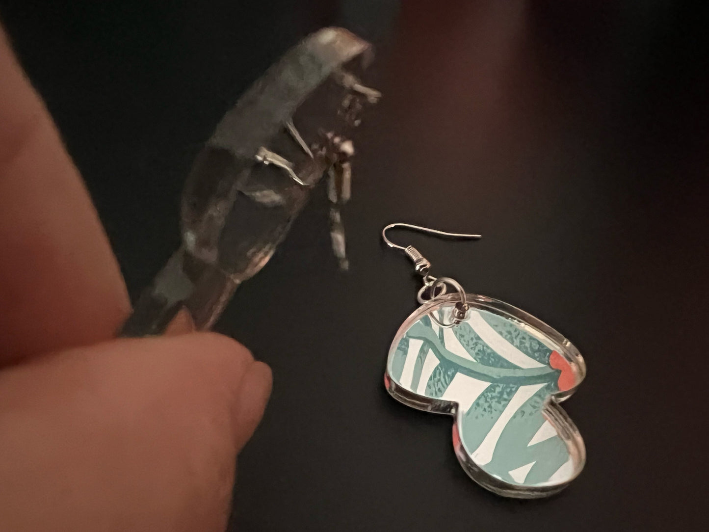 Disco Mushroom Earrings: Laser Cut Acrylic Mushies, Mycology, Psychedelic Mushrooms, Novelty Jewelry, Best Gifts for Her/Him/Them