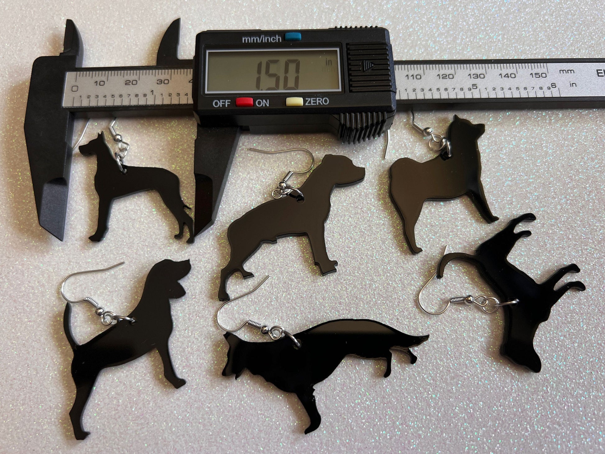 Dog Earrings (100+ Breeds): Laser Cut Acrylic Dogs, Canine, Labs, Pit Bull, Chihuahua, German Shepherd, Best Gift for Her/Him/Them