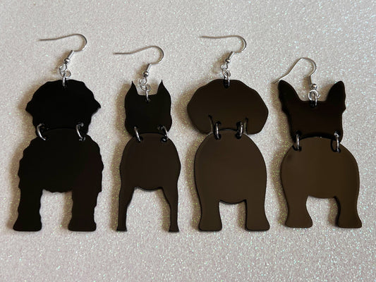 Dog Earrings (100+ Breeds): Laser Cut Acrylic Dogs, Canine, Labs, Pit Bull, Chihuahua, German Shepherd, Best Gifts for Her/Him/Them