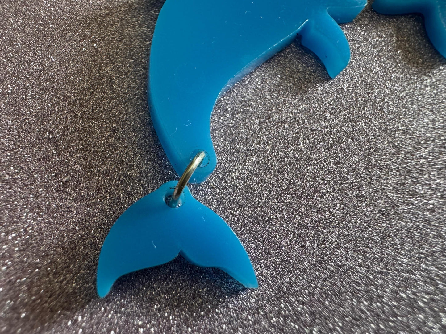 Dolphin Earrings: Laser Cut Acrylic Dolphins, Simple Outline, Silhouette, Ocean Animal, Aquarium, Sea Creatures, Best Gifts for Her/Him/Them