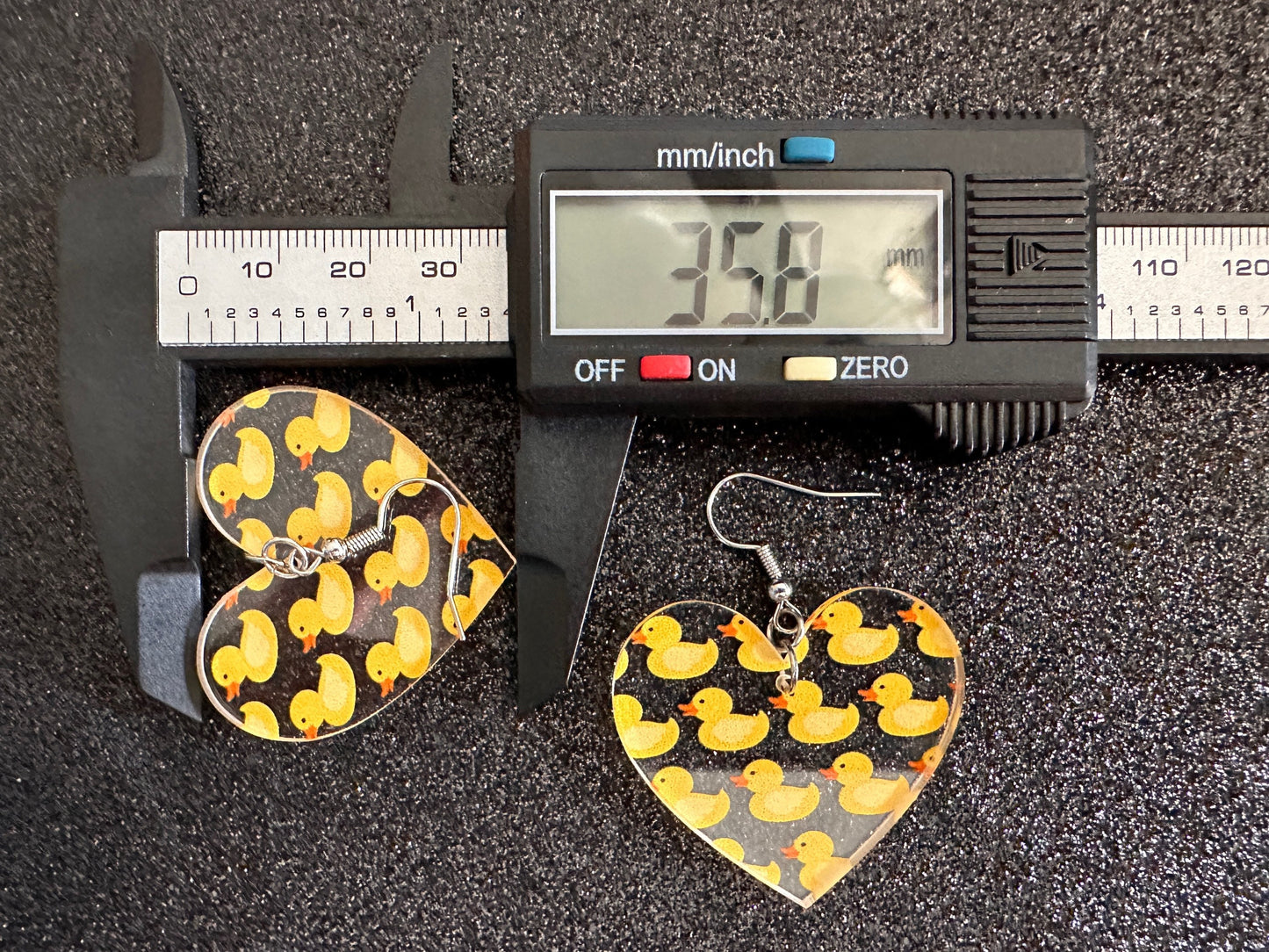 Ducky Earrings: Laser Cut Acrylic Ducks, Duckies, "Rubber" Duck Earrings, Bath Time, Ducks, Duckies, Animals, Bird, Gift for Her/Him/Them