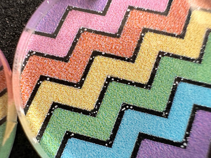 Easter Earrings: Laser Cut Acrylic Earrings, Easter Egg, Easter Bunny, Zig Zags, Easter Colors, Rainbow, Pride, Best Gifts for Her/Him/Them