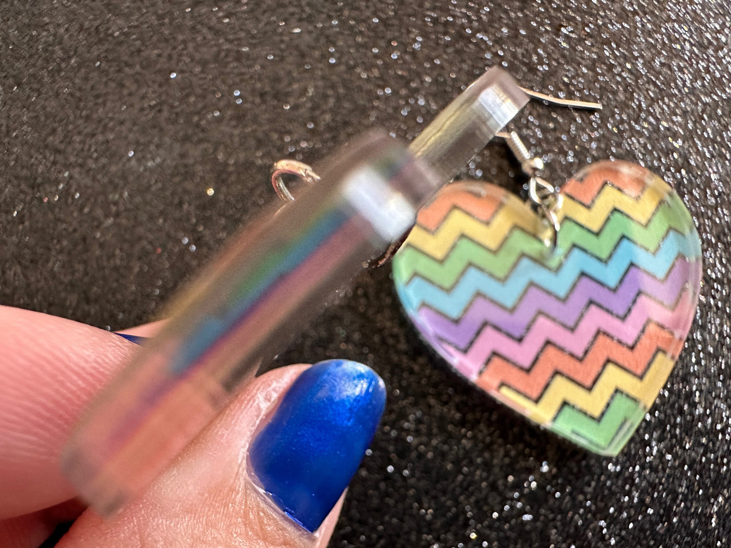 Easter Earrings: Laser Cut Acrylic Earrings, Easter Egg, Easter Bunny, Zig Zags, Easter Colors, Rainbow, Pride, Best Gifts for Her/Him/Them