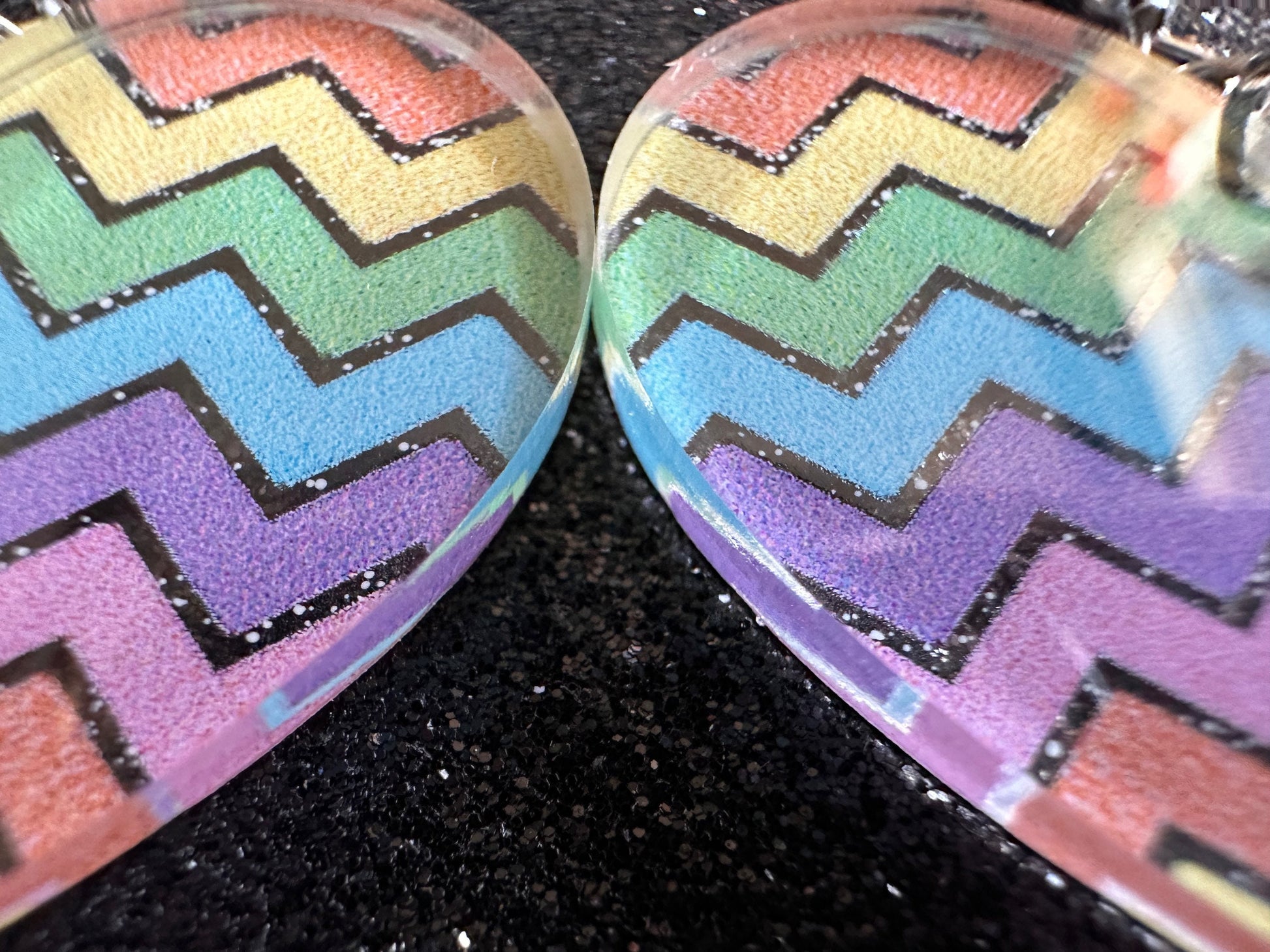 Easter Earrings: Laser Cut Acrylic Earrings, Easter Egg, Easter Bunny, Zig Zags, Easter Colors, Rainbow, Pride, Best Gifts for Her/Him/Them