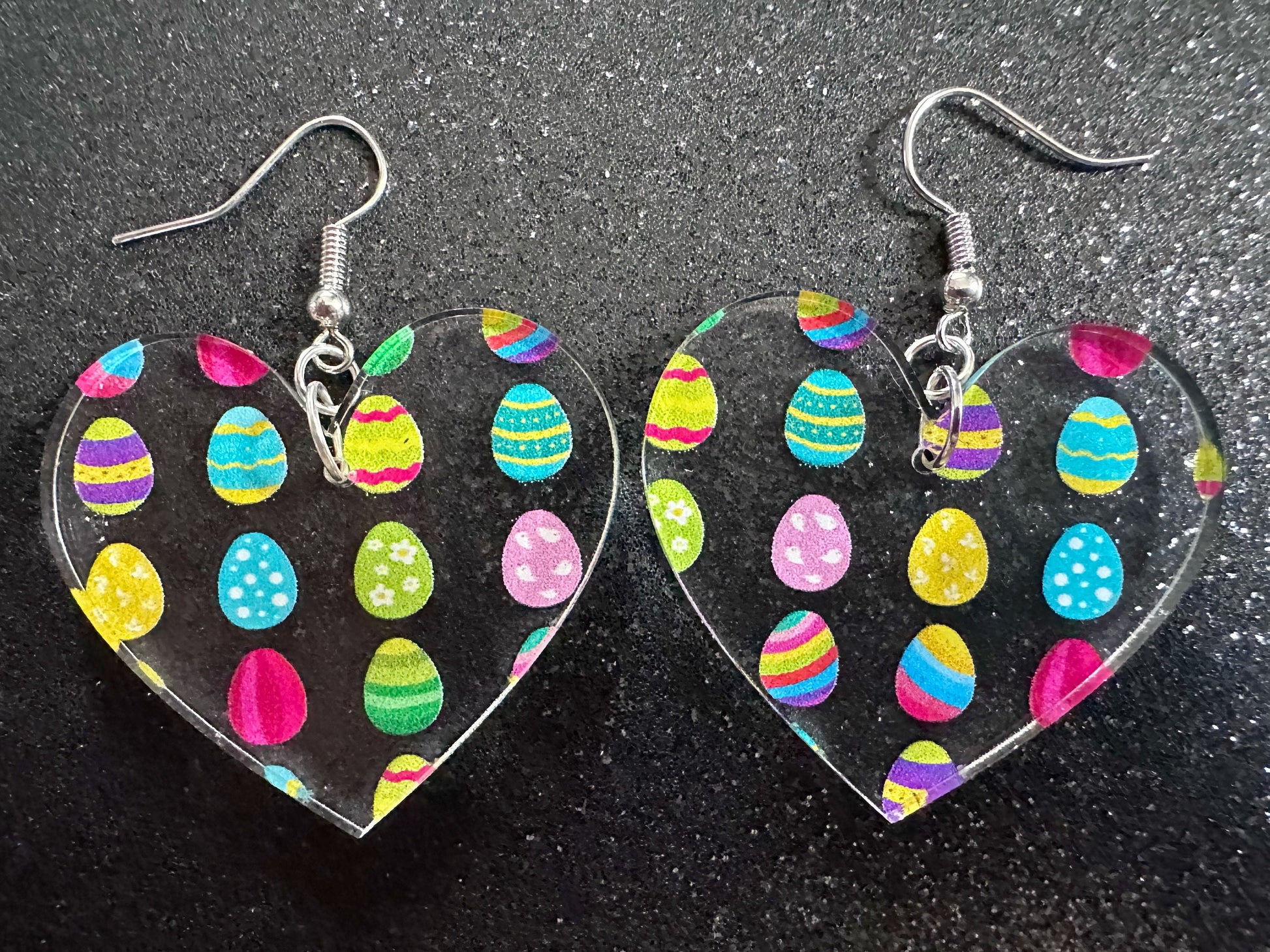 Easter Egg Earrings: Laser Cut Acrylic Earrings, Easter Eggs, Easter Bunny, Pysanky, Easter Colors, Rainbow, Best Gifts for Her/Him/Them