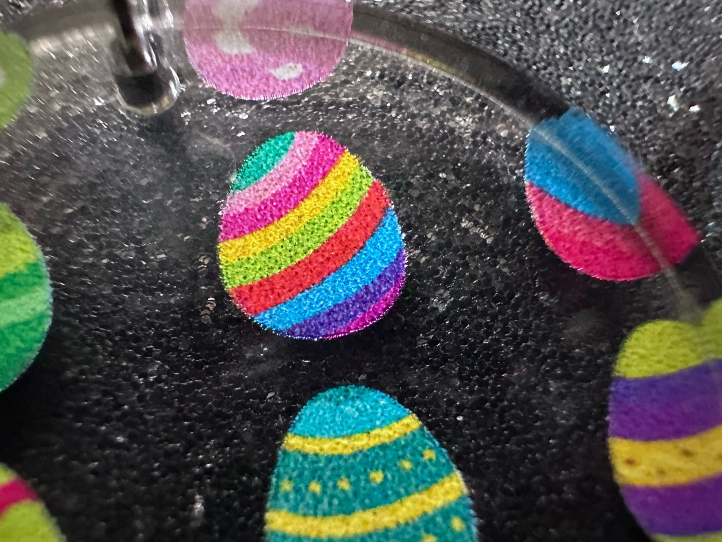 Easter Egg Earrings: Laser Cut Acrylic Earrings, Easter Eggs, Easter Bunny, Pysanky, Easter Colors, Rainbow, Best Gifts for Her/Him/Them