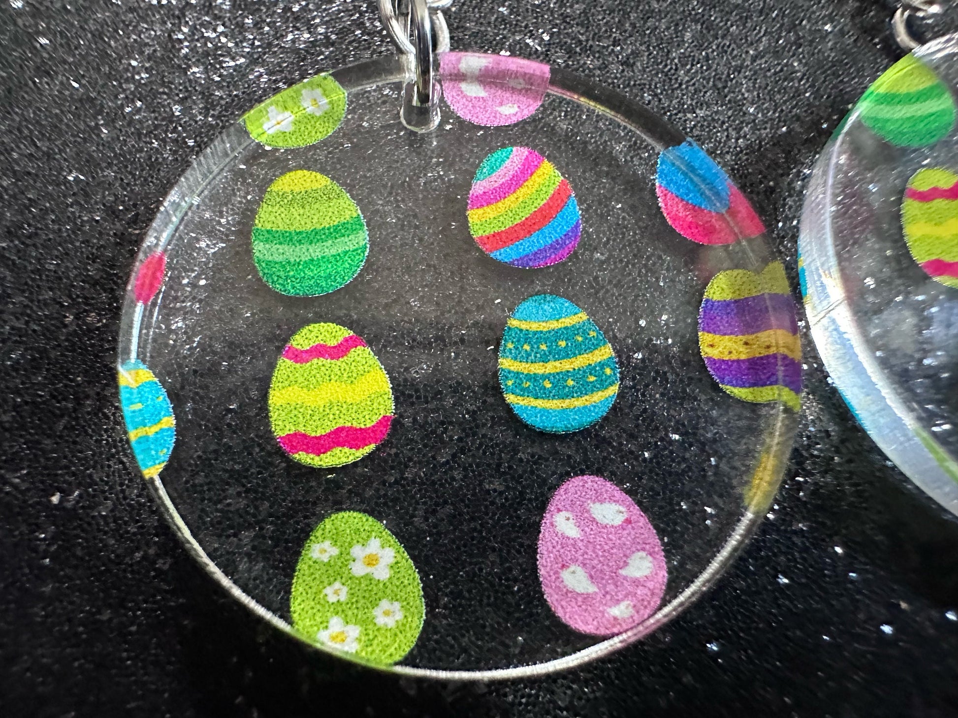 Easter Egg Earrings: Laser Cut Acrylic Earrings, Easter Eggs, Easter Bunny, Pysanky, Easter Colors, Rainbow, Best Gifts for Her/Him/Them