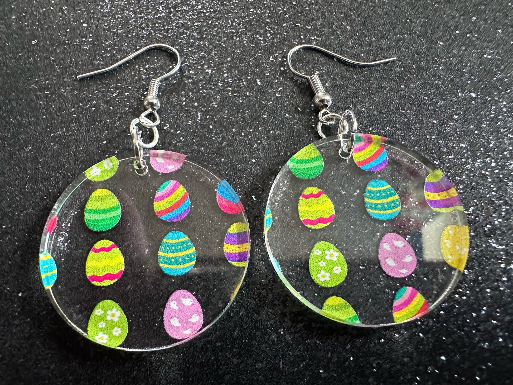 Easter Egg Earrings: Laser Cut Acrylic Earrings, Easter Eggs, Easter Bunny, Pysanky, Easter Colors, Rainbow, Best Gifts for Her/Him/Them