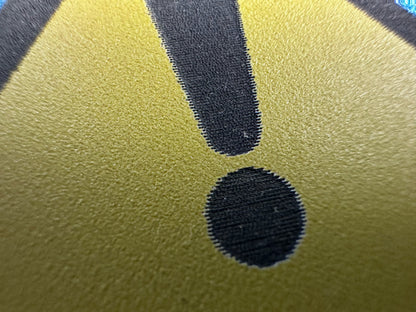 Exclamation Mark Sign Earrings: Laser Cut Acrylic Signs, Warning, Alarm, Attention Driving, Road Sign, Yellow, Best Gifts for Her/Him/Them