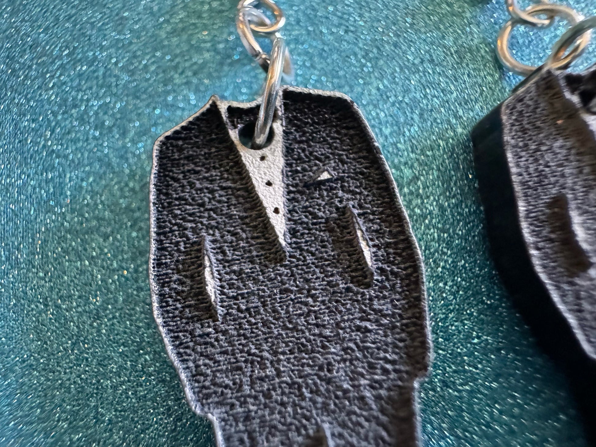 Fancy Suit Earrings: Laser Cut Acrylic Suit, Groom Gift, Formal Trousers, Pants, Bow Tie, Novelty, Gag Gift, Best Gifts for Her/Him/Them