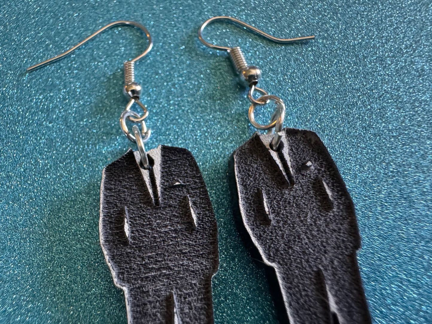 Fancy Suit Earrings: Laser Cut Acrylic Suit, Groom Gift, Formal Trousers, Pants, Suit & Tie, Novelty, Gag Gift, Best Gifts for Her/Him/Them