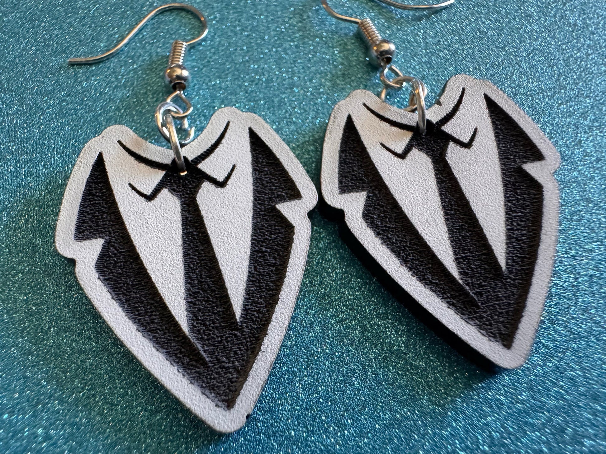 Fancy Suit Earrings: Laser Cut Acrylic Suit, Groom Gift, Formal Trousers, Pants, Suit & Tie, Novelty, Gag Gift, Best Gifts for Her/Him/Them