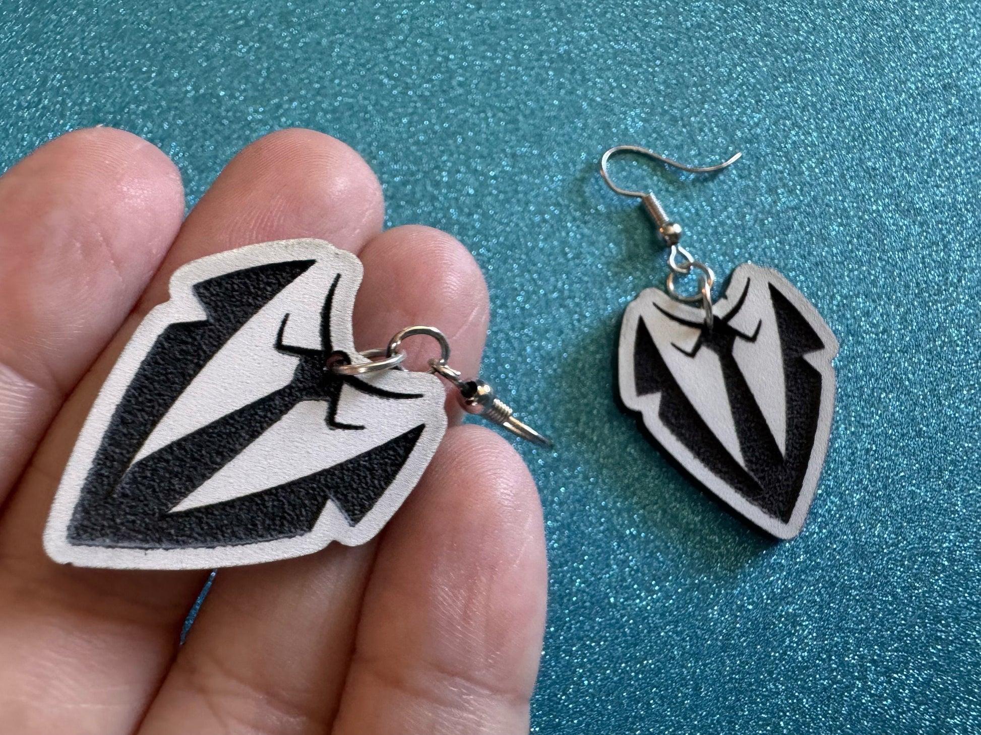 Fancy Suit Earrings: Laser Cut Acrylic Suit, Groom Gift, Formal Trousers, Pants, Suit & Tie, Novelty, Gag Gift, Best Gifts for Her/Him/Them