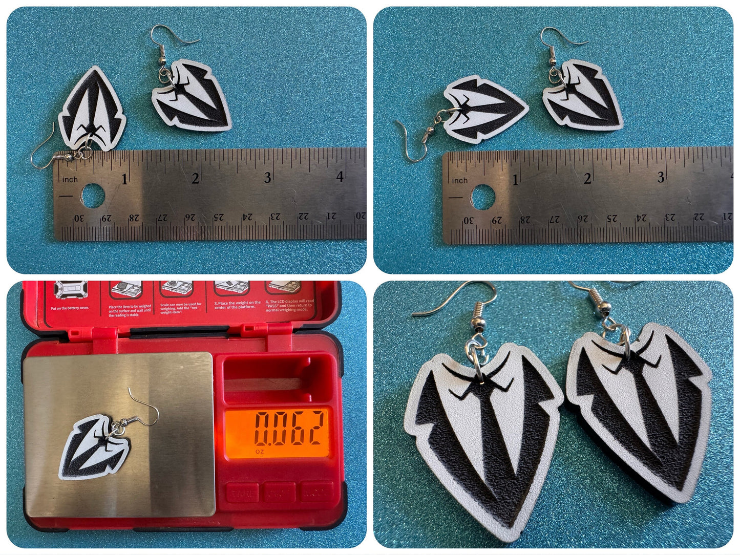 Fancy Suit Earrings: Laser Cut Acrylic Suit, Groom Gift, Formal Trousers, Pants, Suit & Tie, Novelty, Gag Gift, Best Gifts for Her/Him/Them