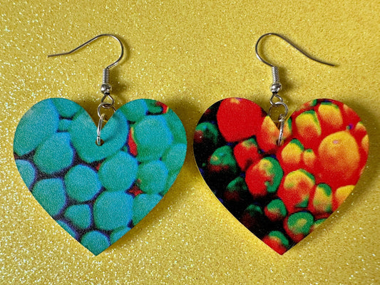 Faux Chameleon Earrings: Laser Cut Acrylic Chameleon Animal Print, Chameleons, Reptile, Zoo, Colorful, Tropical, Best Gifts for Her/Him/Them