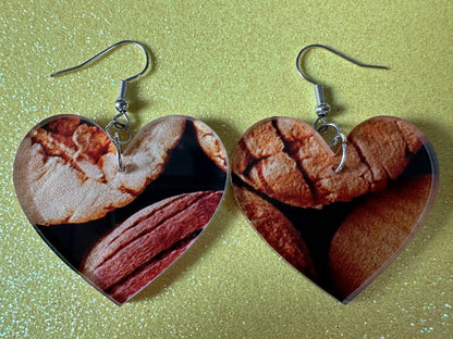 Faux Cork Earrings: Laser Cut Acrylic Cork Earrings, Acrylic Cork Print, Cork Design, Plastic Cork, Alcohol, Best Gifts for Her/Him/Them