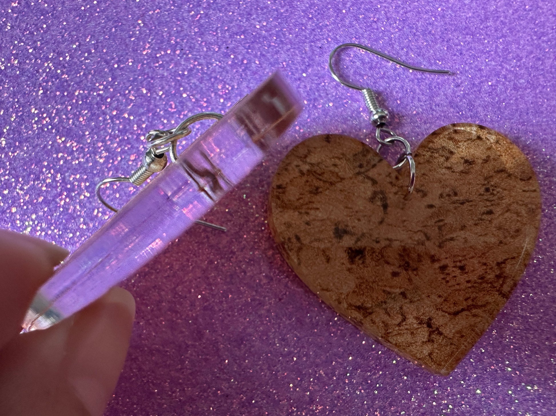 Faux Cork Earrings: Laser Cut Acrylic Cork Earrings, Acrylic Cork Print, Cork Design, Plastic Cork, Alcohol, Best Gifts for Her/Him/Them