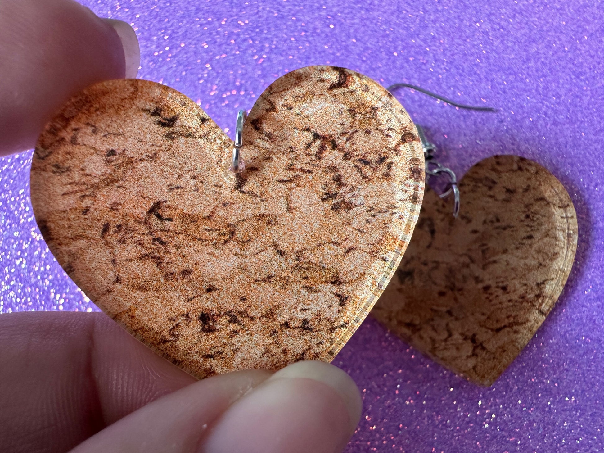Faux Cork Earrings: Laser Cut Acrylic Cork Earrings, Acrylic Cork Print, Cork Design, Plastic Cork, Alcohol, Best Gifts for Her/Him/Them