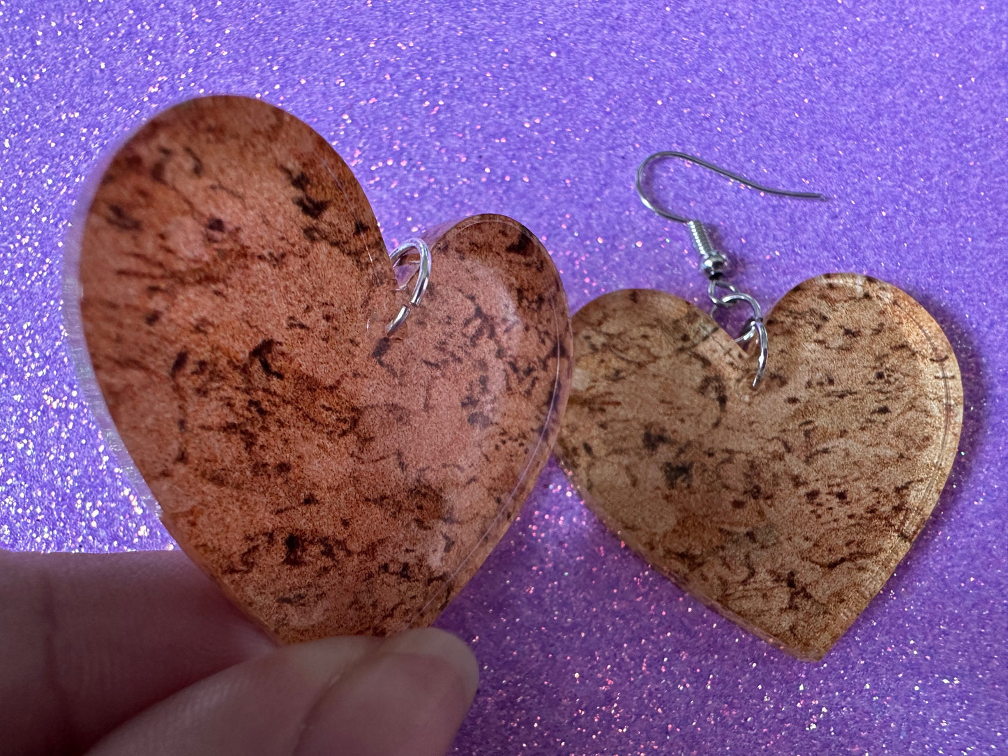 Faux Cork Earrings: Laser Cut Acrylic Cork Earrings, Acrylic Cork Print, Cork Design, Plastic Cork, Alcohol, Best Gifts for Her/Him/Them