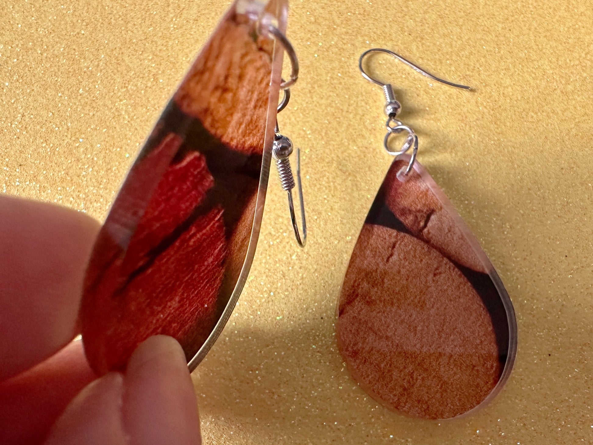 Faux Cork Earrings: Laser Cut Acrylic Cork Earrings, Acrylic Cork Print, Cork Design, Plastic Cork, Alcohol, Best Gifts for Her/Him/Them